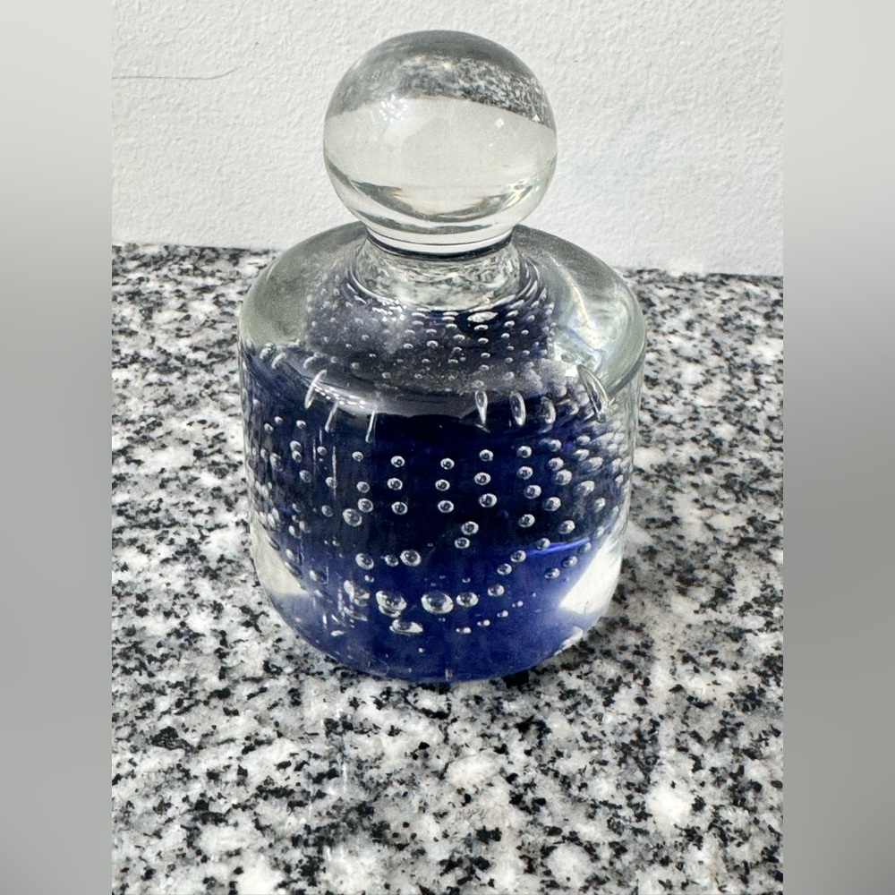 Antique 1960s Sommerso Glass Paperweight